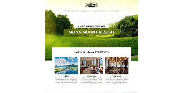 Theme wordpress resort du lịch