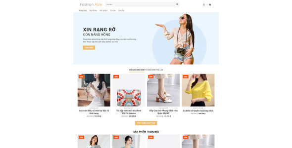 Theme wordpress thời trang 07