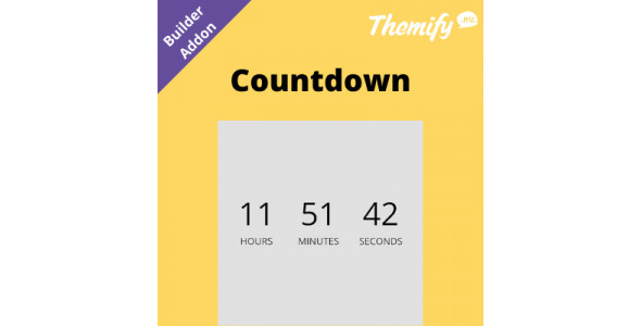 Themify Builder Countdown Addon