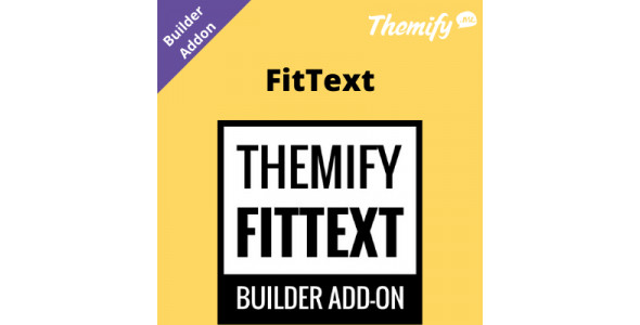 Themify Builder FitText Addon