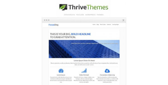 Thrive Themes Focusblog WordPress Theme