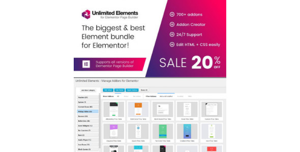 Unlimited Elements for Elementor Page Builder (Premium)