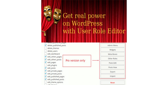 User Role Editor Pro