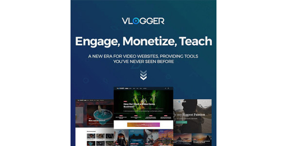 Vlogger Professional Video &#038; Tutorials WordPress Theme