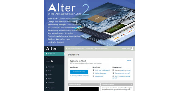 White Label WordPress Plugin – WpAlter