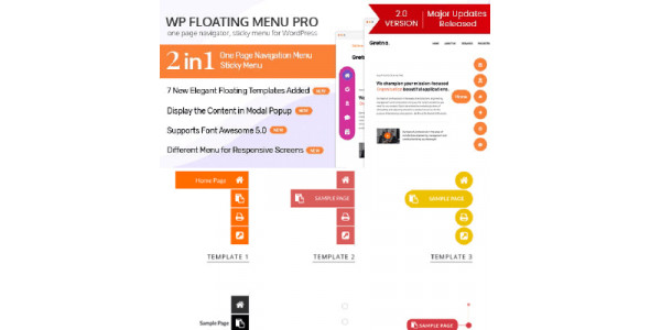 WP Floating Menu Pro &#8211; One page navigator, sticky menu for WordPress