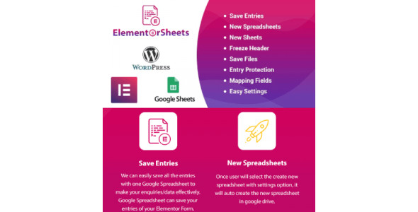 WPSyncSheets For Elementor (formally ElementorSheets)