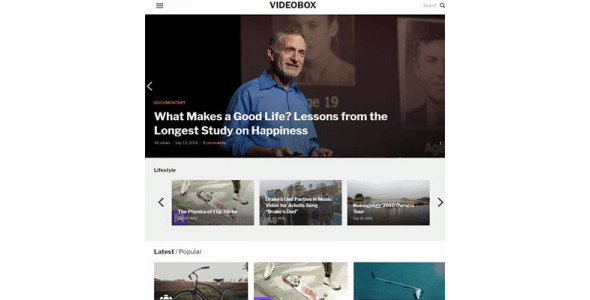 WPZoom VideoBox WordPress Theme