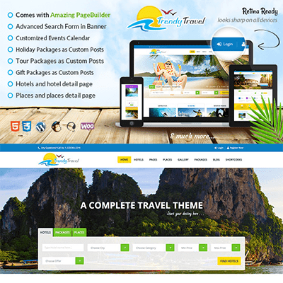 Trendy Travel – Tour, Travel &#038; Travel Agency Theme 