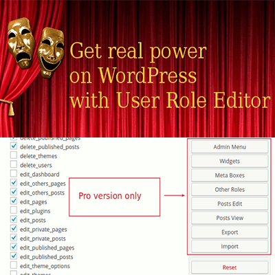 User Role Editor Pro