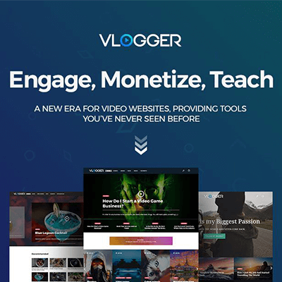 Vlogger Professional Video &#038; Tutorials WordPress Theme