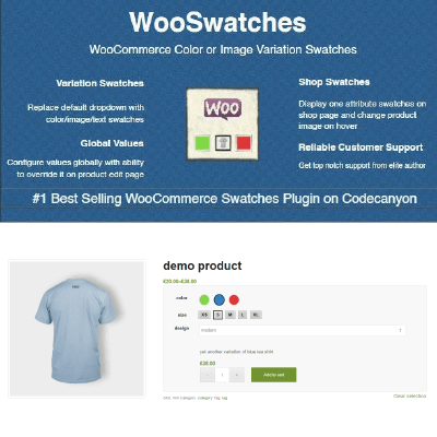 WooSwatches &#8211; WooCommerce Color or Image Variation Swatches