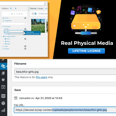 WordPress Real Physical Media: Physical Media Folders &#038; SEO Rewrites